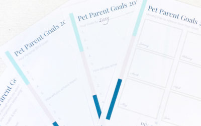 Pet Parent Goal Setting Printable Worksheet