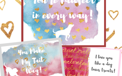 NEW Download! Dog Themed Valentine’s Day Cards