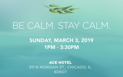 Be Calm. Stay Calm. March 3, 2019, Ace Hotel Chicago